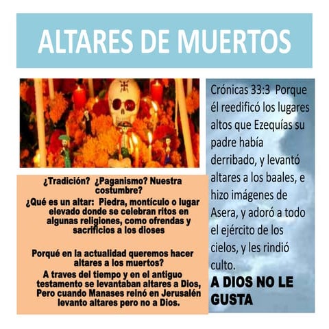 Altares de muertos, 