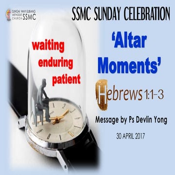 Altar Moments (30 april2017)psdevlinyong