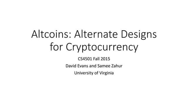 Altcoins