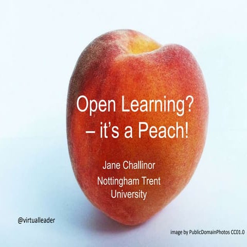 #altc 2015 Open Leaning? It's a Peach!