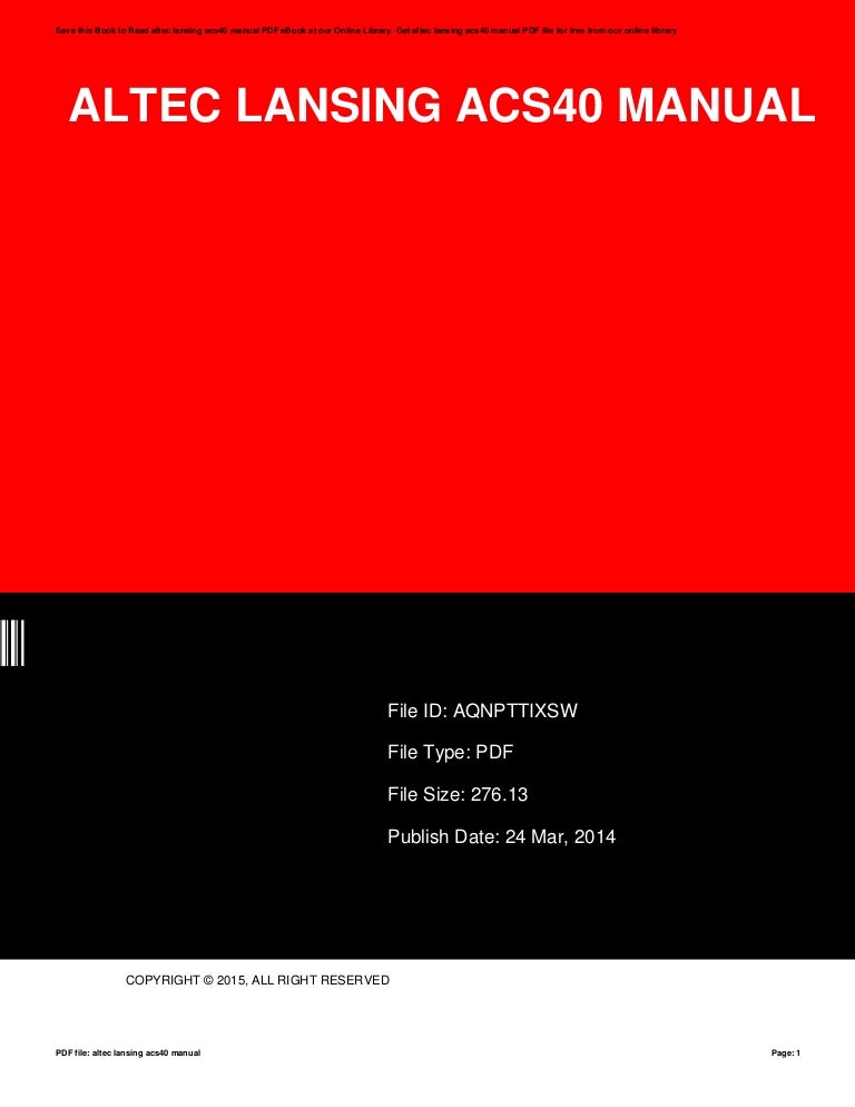 altec lansing company