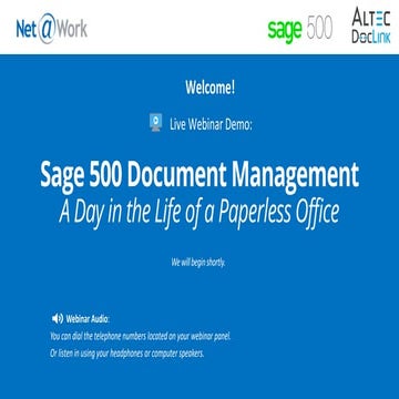Sage 500 Document Management by Altec