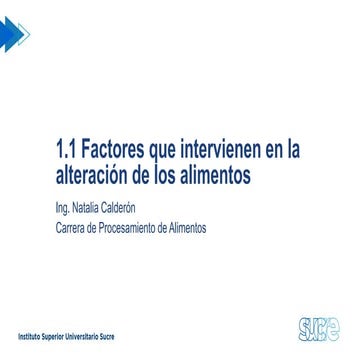 Alteraciones de los alimentos | PDF