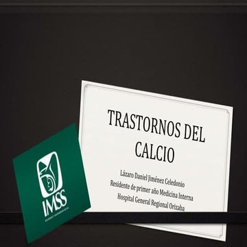 Alteraciones del calcio