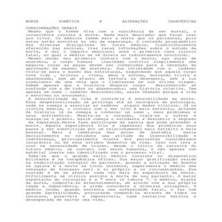 Alteracoescadavericas