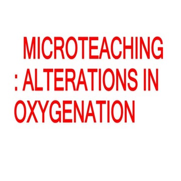 alteration in oxygenation hypoxia define