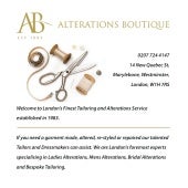 Alterations alterations- alterations for every occasion 