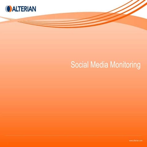 Best Practices To Maximize Your Social Media Monitoring Efforts Presented By ...