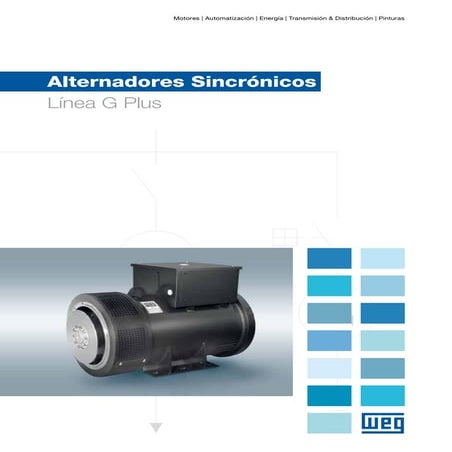 Alternadores sincrónicos   línea g plus   weg
