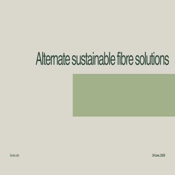 Comprehensive Guide to Sustainable and Alternative Textile Fibres and ...