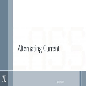 Alternating current