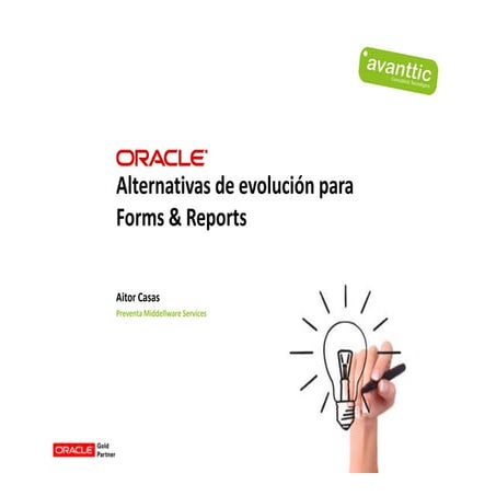 Alternativas Evolucion Para Forms Report
