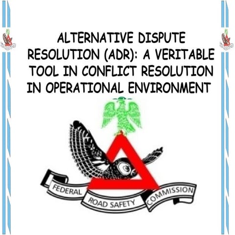 Alternative Dispute Resolution (ADR) Lechter Pros and Cons | PPT