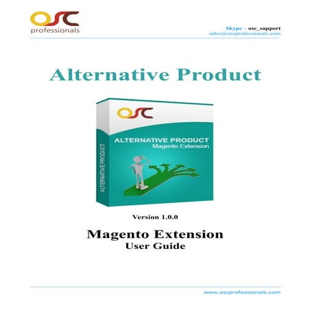 Alternative-Product-Magento-Extension