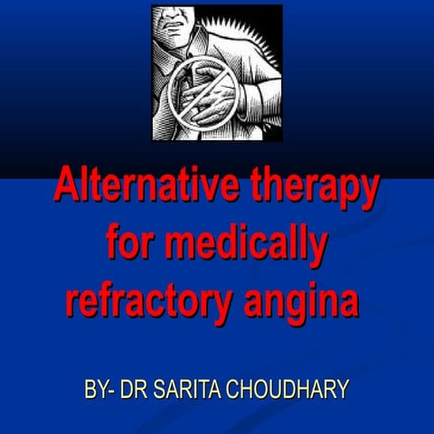 Alternative angina therapy | PPT