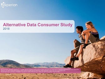 How do consumers feel about alternative credit data?