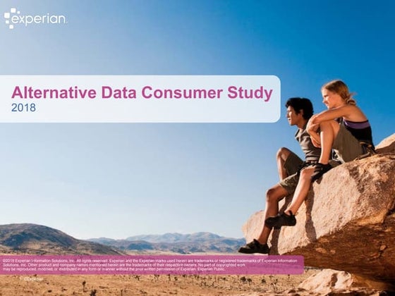 How do consumers feel about alternative credit data?