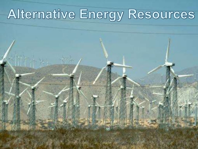 Alternative Energy PowerPoint