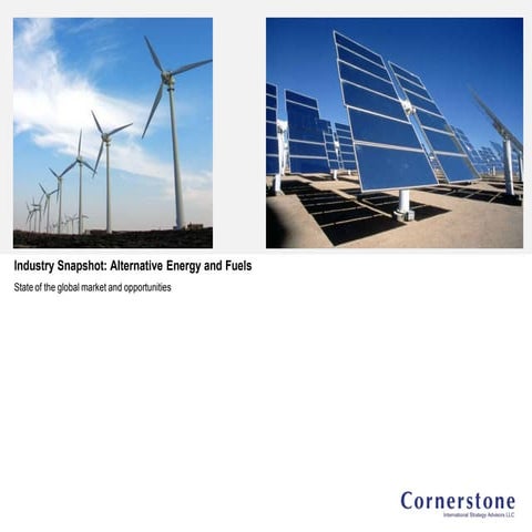 Alternative Energy Overview