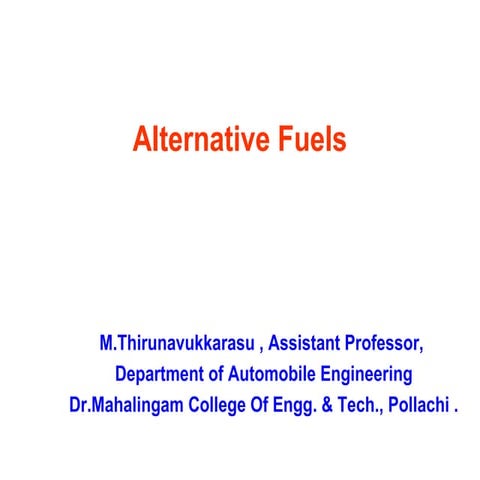 Alternative fuels_ thiru