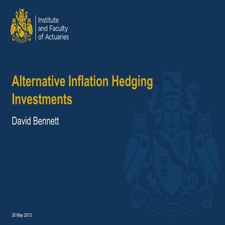 Alternative Inflation Hedging Investments