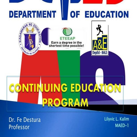 Alternative learning system report [autosaved]