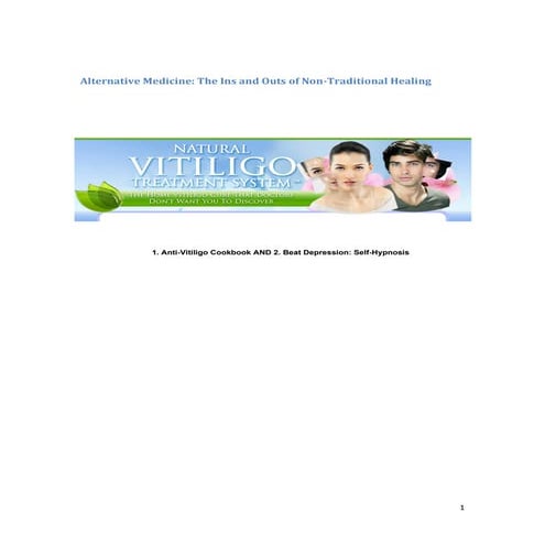 Alternative medicine-vitiligo-Book