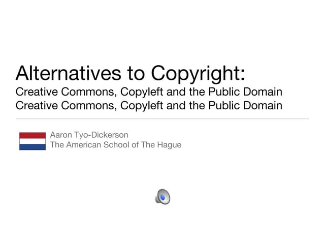 Alternatives to Copyright