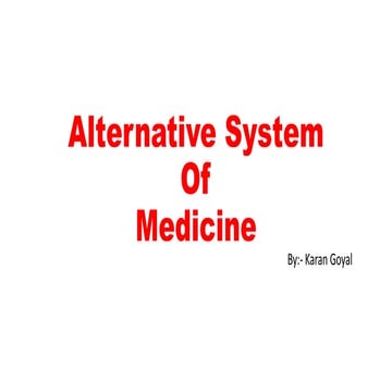 Alternative source of medicine in india. pdf