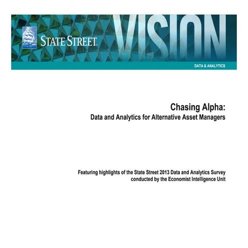 Chasing Alpha: Data and Analytics for Alternative Asset Managers