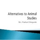 Alternatives to animal studies