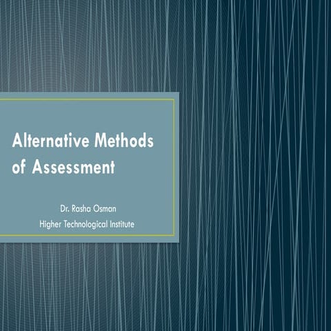 Alternative Techniques of Assessment.ppt