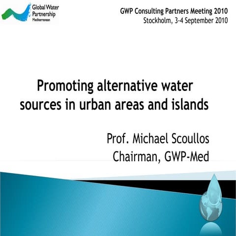 Alternative water resources in the Med GWP