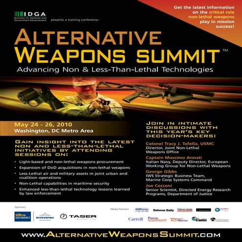 Alternative Weapons Summit