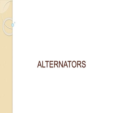Alternators
