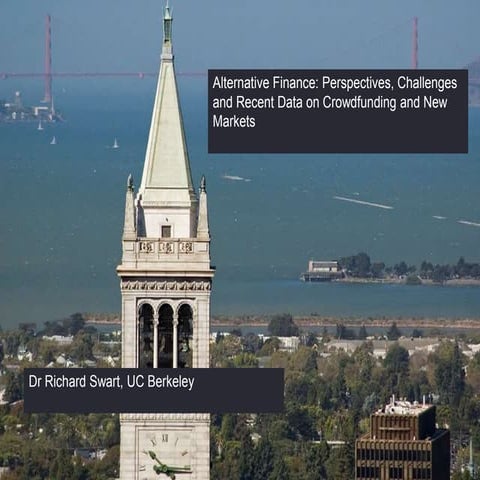 Alternative Finance: Perspectives, Challenges & Recent Data on Crowdfunding &...