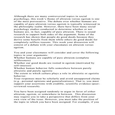 Week 6 DiscussionNo Unread Replies No Replies Your Initial docx