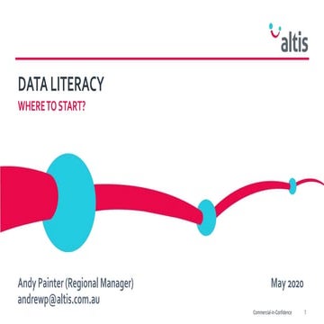 Altis Webinar: Data Literacy - May 2020