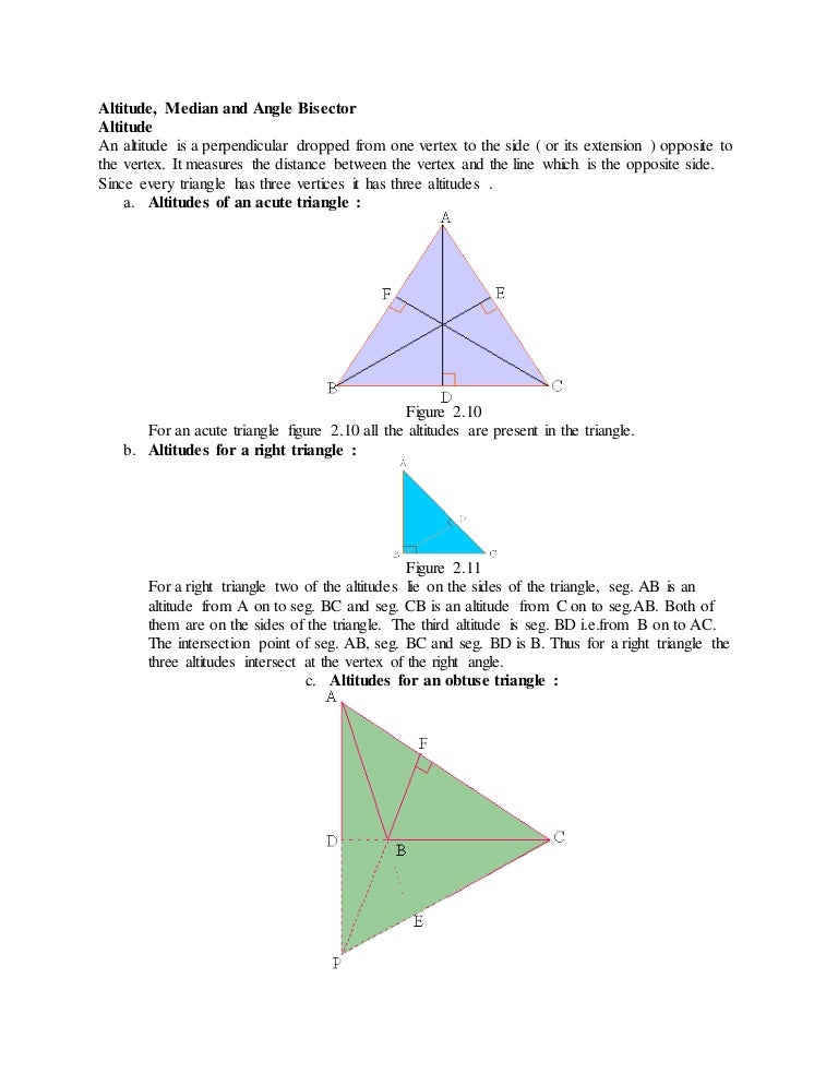 Defnition of altitude geometry - betAslo