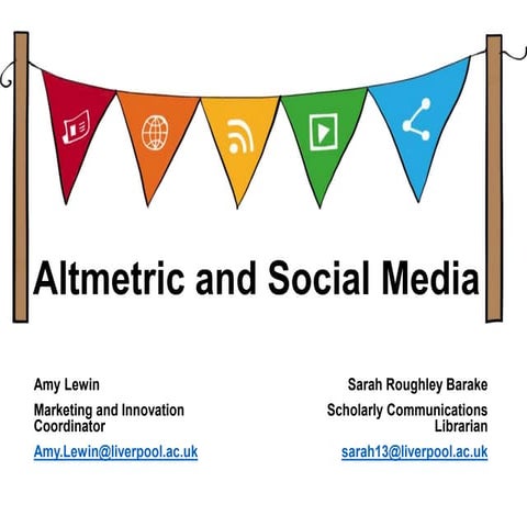 Altmetric and social media
