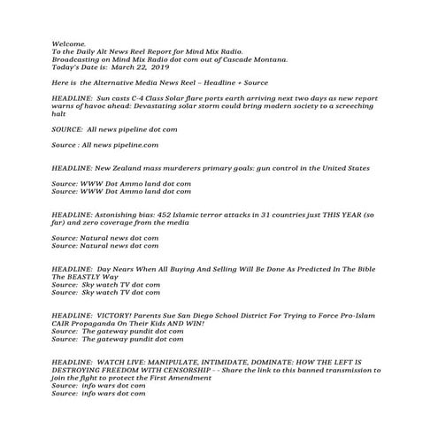 Alt news reel transcript 03222019