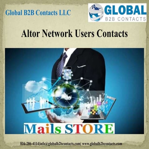 Altor network users contacts