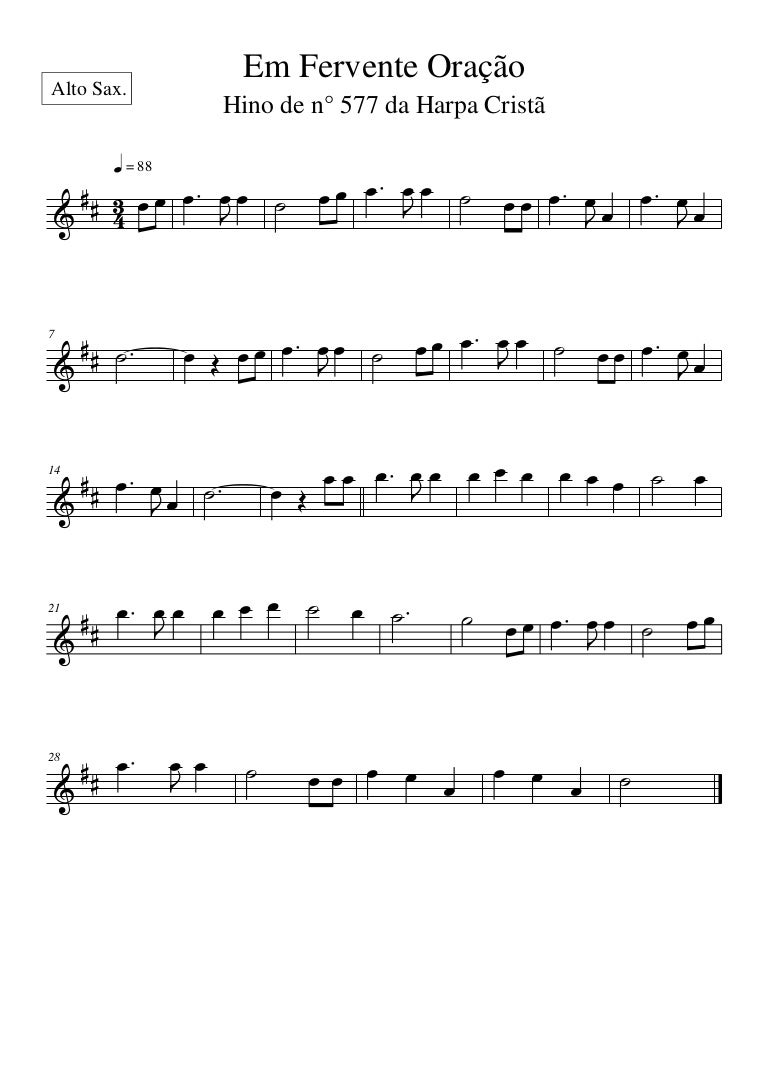 Alto Sax Em Fervente Oracao alto sax em fervente oracao
