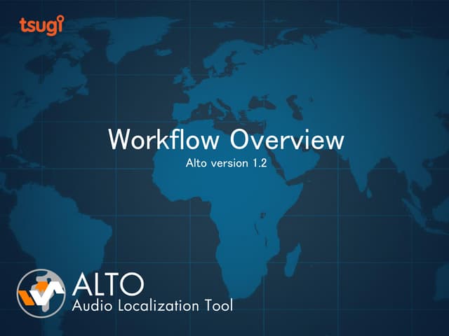 Alto Workflow Overview (version 2.0)