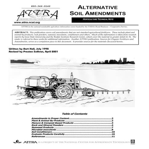 Alternative Soil Amendments