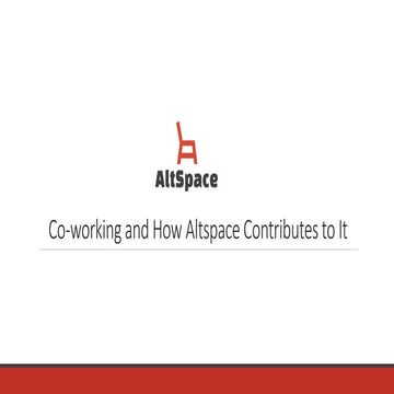 AltF Coworking Spaces _ Innovate the Workspace Solutions .pptx