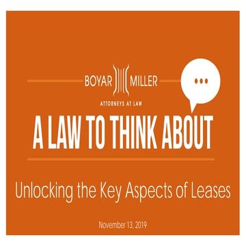 ALTTA: Unlocking the Key Aspects of Leases