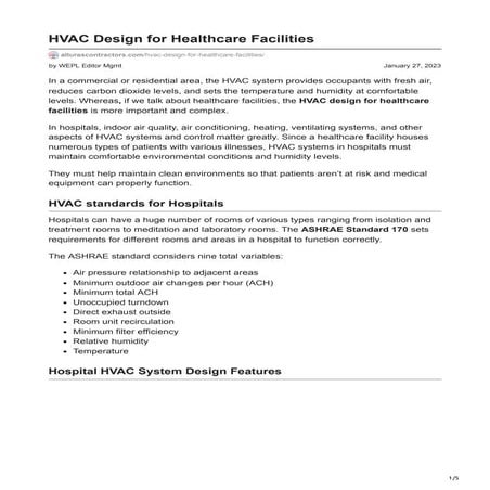 alturascontractors.com-HVAC Design for Healthcare Facilities.pdf