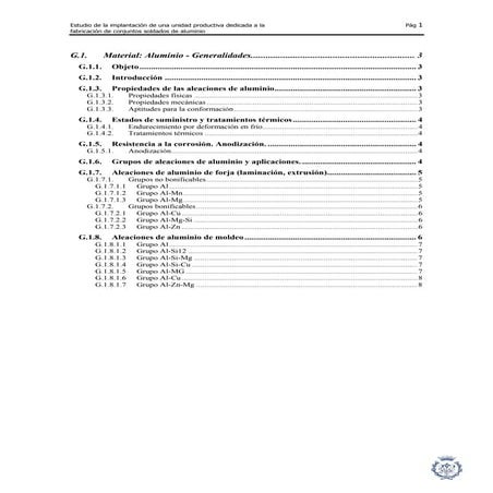 El aluminio y sus aleaciones | DOCX