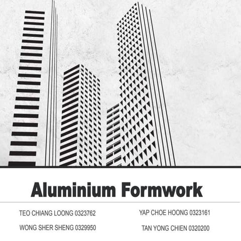 Aluminium formwork(t 4 a)